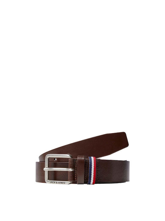 Jack & Jones Men's Leather Belt Brown