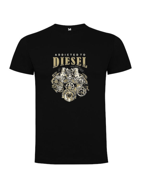 iLovePrints Diesel Orthodoxy Chic T-shirt Schwarz Baumwoll-