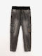 Kinder Schlaghose Jeans Schwarz