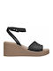 Brooklyn Anatomic Women's Ankle Strap Platforms Black