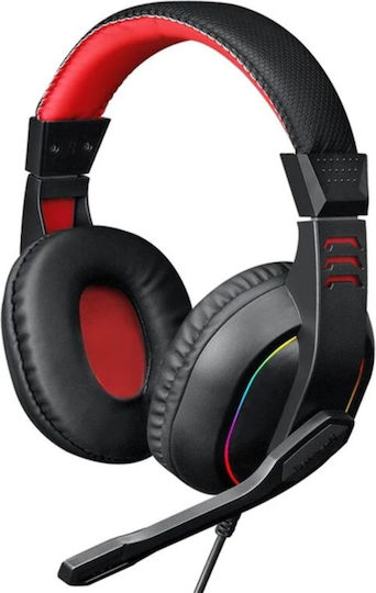 Redragon Ares H120 RGB Over Ear Gaming Headset με σύνδεση 2x3.5mm / USB