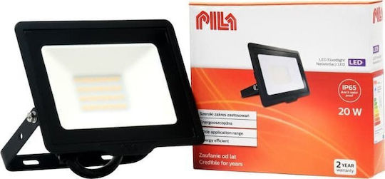 Philips Waterproof LED Floodlight 20W Warm White 3000K IP65