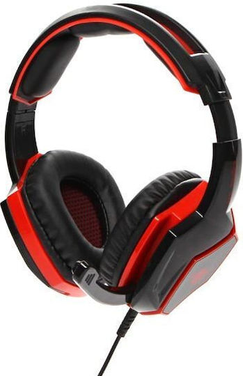 Red Fighter H2 On Ear Gaming Headset cu conexiune 2x3,5mm Roșu