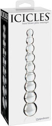 Pipedream Icicles Πρωκτικές Μπίλιες Διάφανες 22.5cm