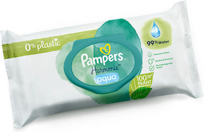 Pampers Aqua Baby Wipes with 99% Water, without Alcohol 14x48pcs