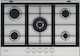 Whirlpool Автономен Inox 73x51εκ.