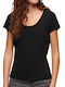 Superdry Damen T-shirt Schwarz