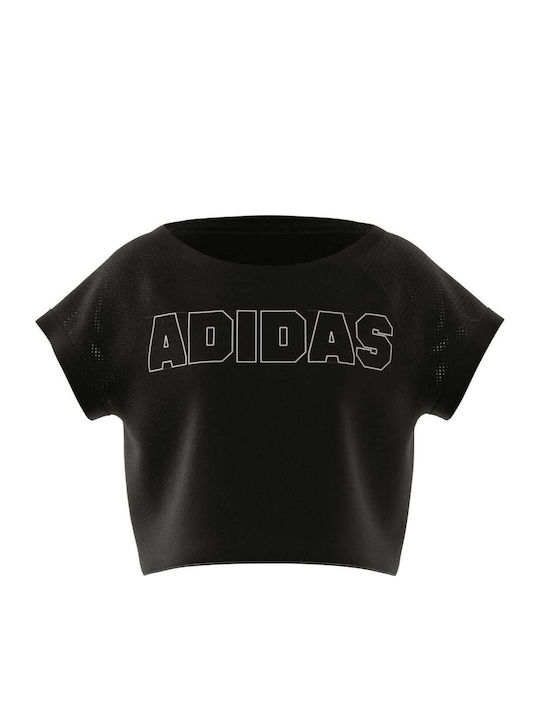 adidas Μπλούζα Μαύρη