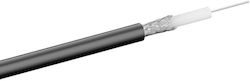 Microconnect Cablu De Alimentare Cu Diametru 2x0.75mm² Negru 100m RG591B