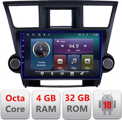 Car Audio System for Toyota Highlander 2007-2013 (Bluetooth/USB/WiFi/GPS/Android-Auto)
