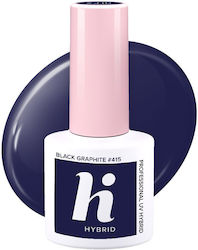 Hi Hybrid Ημιμόνιμο Βερνίκι 415 Black Graphite 5ml