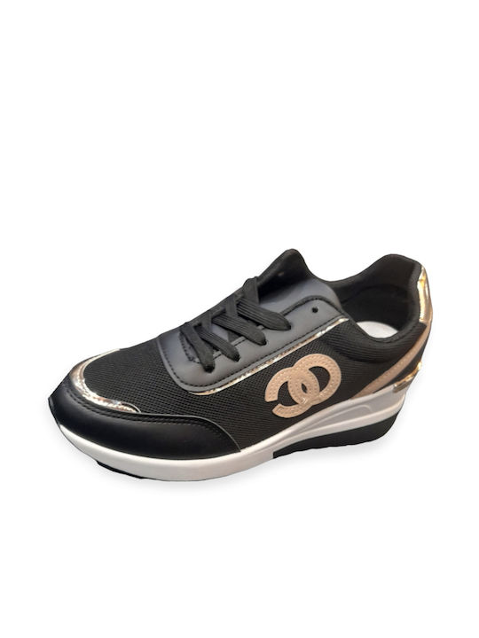 Kapris Damen Sneakers Schwarz