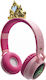 Lexibook Disney Princess Wireless/Wired On Ear Headphones Pink HPBT015DP