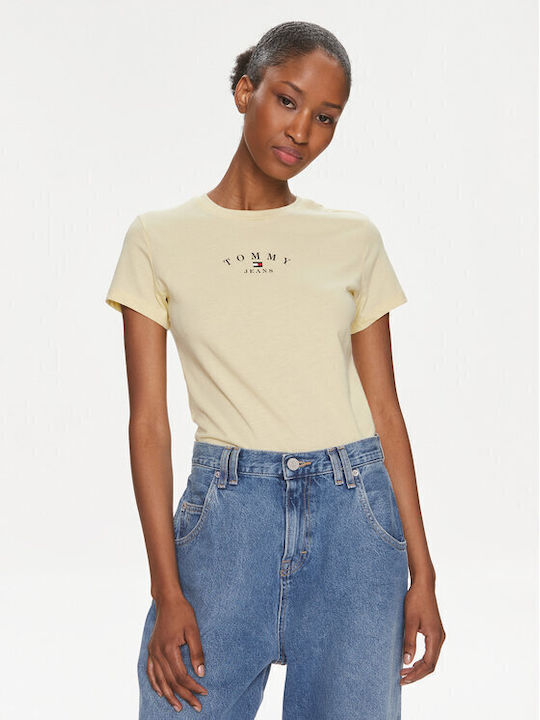 Tommy Hilfiger Women's T-shirt Yellow