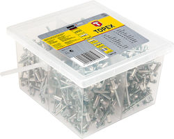 Topex Πριτσίνια Αλουμινίου M4x10mm 800τμχ