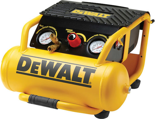 Dewalt Cu o singură fază Compresor de aer 77dB cu Putere 1.5hp și Rezervor de aer 6lt DPC10RC