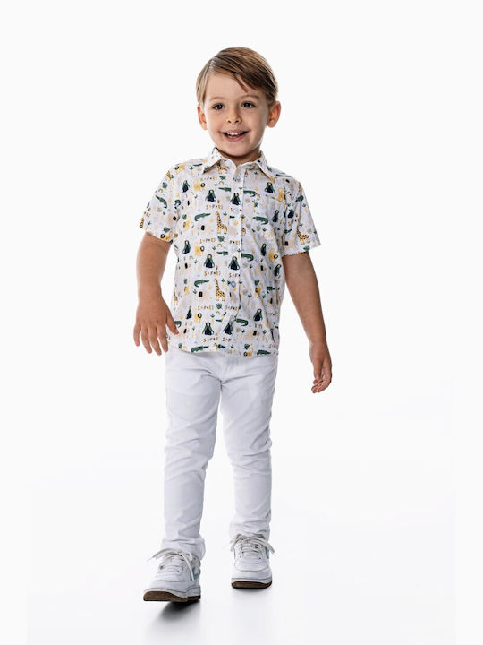 Funky Kids Shirt White