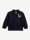 Kids Cardigan Cotton Blue