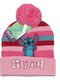 Lilo & Stitch Kids Beanie Knitted Pink