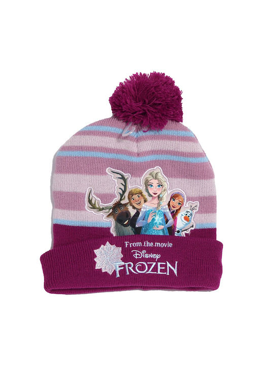 Disney Kids Beanie Knitted Purple