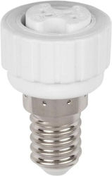 LED line Socket Adapter from E14 to MR16 in White color