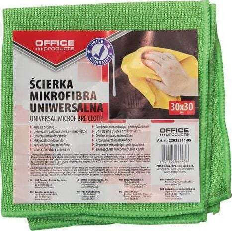 Office Products Cleaning Cloths with Microfibers General Use 30x30cm