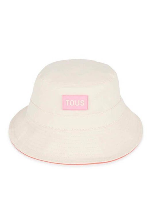 Tous Frauen Stoff Hut Eimer Beige