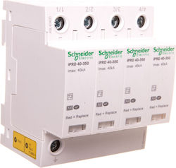 Schneider Electric Мълниезащитно T2 Четириполюсно 40kA A9L40400 Schneider Electric Мълниезащитно T2 Четириполюсно 40kA A9L40400