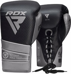 RDX Boxing Gloves made of Synthetic Leather for Match Black