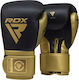 RDX Leather Boxing Competition Gloves Black