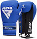 RDX Boxing Gloves Leather for Match Blue
