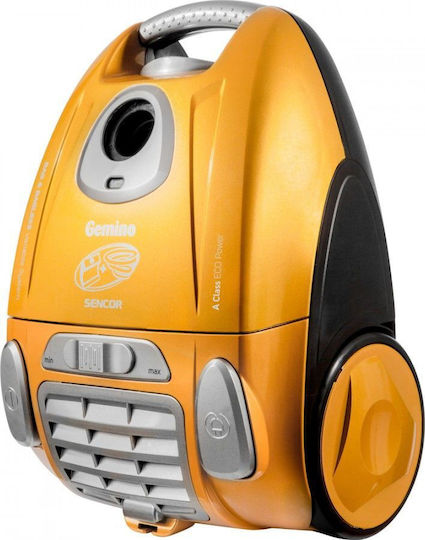 Sencor SVC 900-EUE3 Ηλεκτρική Σκούπα 700W με Σακούλα 4.5lt Κίτρινη