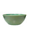 HFA Canvas Ceramic Salad Bowl Green 27.4x27.4x11cm