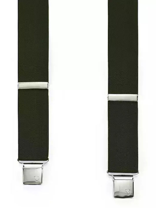 Victoria Suspenders Monochrome Green