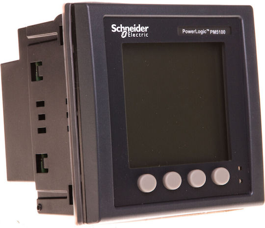 Schneider Electric Αναλυτής Ενέργειας Ηλεκτρολογικού Πίνακα Ψηφιακό Μονοφασικό Modbus, LAN METSEPM5341