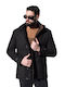 Tony Maker Men's Half Coat Black