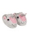 Unicorn Women's Slippers with Animals White