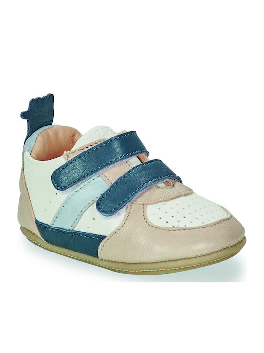Easy Peasy Βρεφικά Sneakers Αγκαλιάς Μπλε My Pre Basket Velcro My Pre Basket Lacet