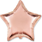 Balloon Foil Star Rose Gold 46cm Pink Gold