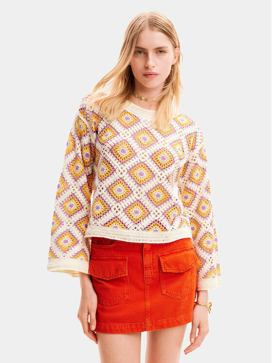 Desigual Women's Long Sleeve Sweater Multicolour