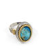 Elor Damen Ring aus Silber Vergoldet