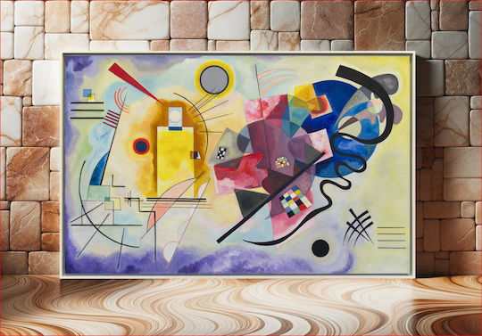 Kandinsky - Jaune Rouge Bleu 1 σε Καμβά 100x70 cm