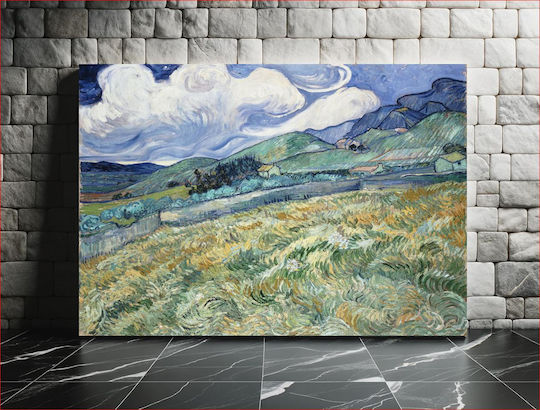 Vincent Van Gogh - Landscape From Saint-rémy 1 Картина Копие на Ван Гог Платнен 120x80см