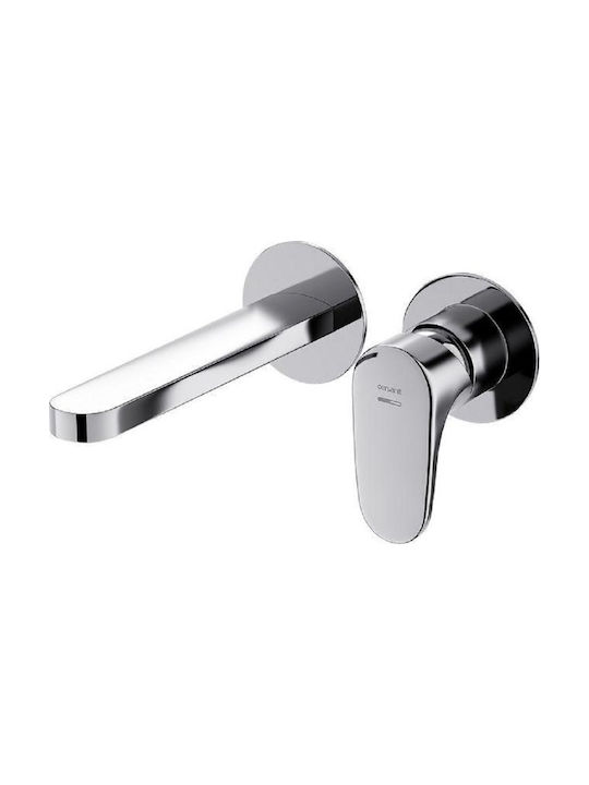Cersanit Built-in Faucet Mixer for Shower Silver