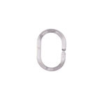 Plastic Bathroom Curtain Rings White 12pcs