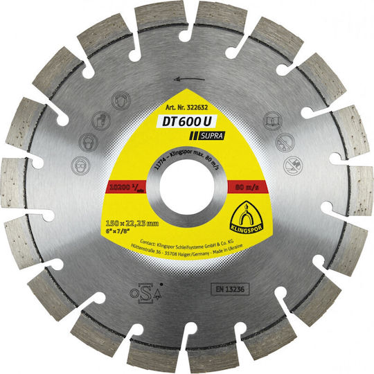 Klingspor Disc de tăiere Materiale de construcție 350mm