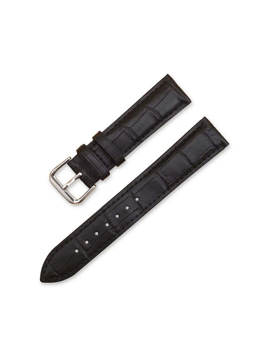 Leather Strap Black 20mm