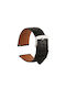 Leather Strap Black 20mm