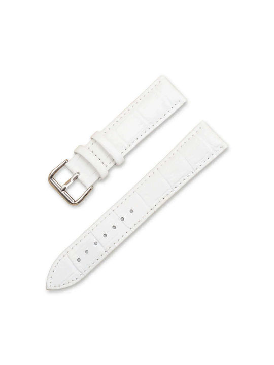 Leather Strap White 16mm