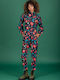 Women's Chino Trousers Navy Blue